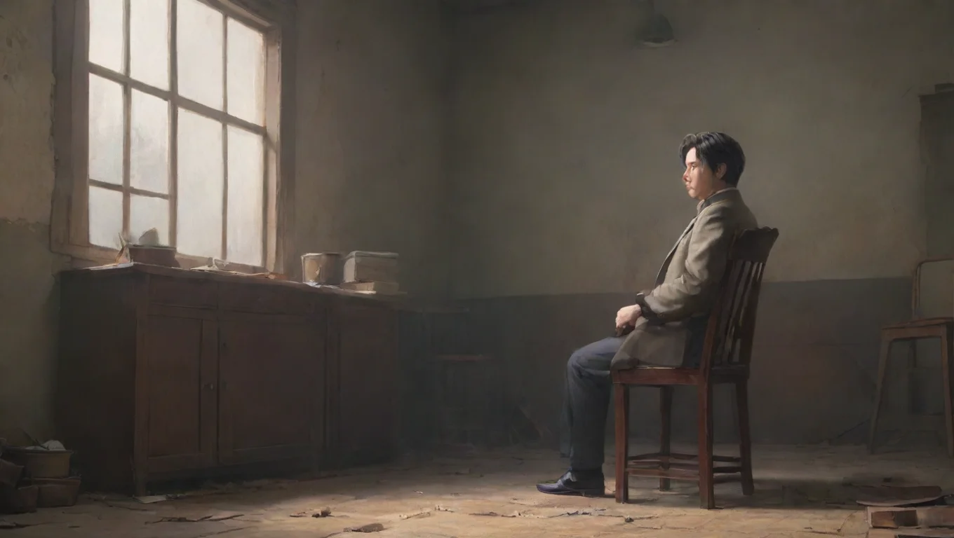 aiBackdrop background environment neutral colors artstation nostalgic Go EunHyeok  Go EunHyeok   Hm   He leans back on his chair looking at you with a raised brow  What undefined