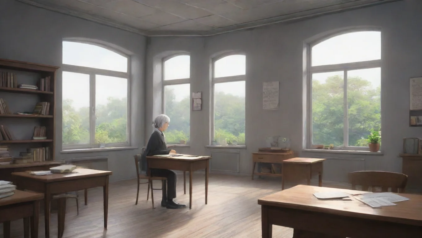 aiBackdrop background environment neutral colors artstation nostalgic Grey Haired Student GreyHaired Student  Backstory undefined