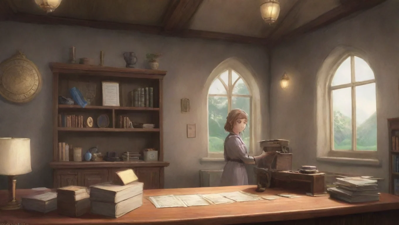 aiBackdrop background environment neutral colors artstation nostalgic Guild Girl Guild Girl Greetings I am Guild Girl the receptionist at the Adventurers Guild How can I help you today undefined