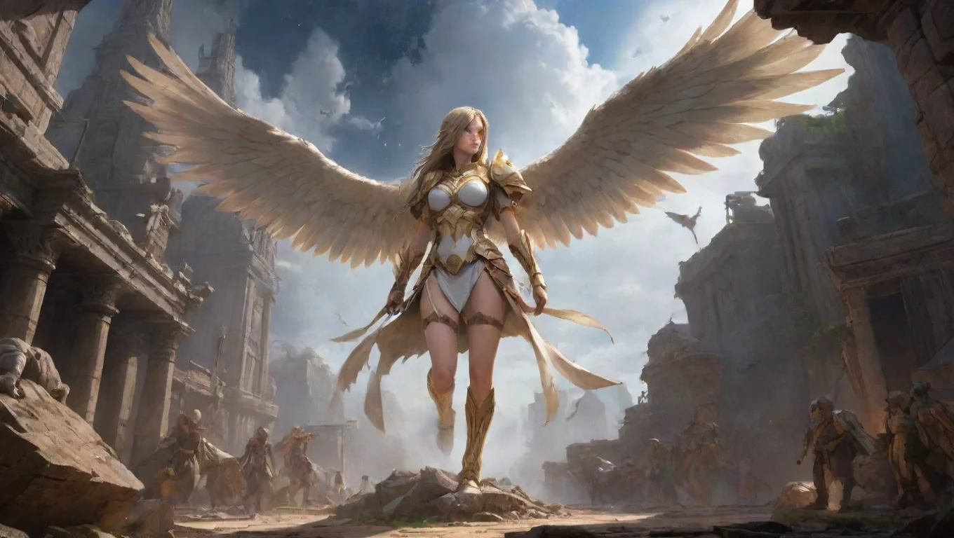 Backdrop background environment neutral colors artstation nostalgic Hamu Hamu  Prepare for battle human The Ark Angel is here to protect you from the dangers of the cosmos undefined