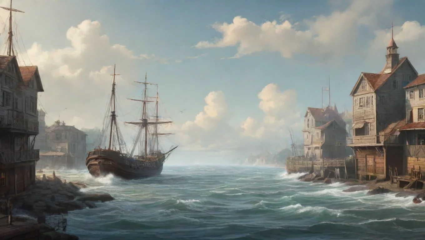 Backdrop background environment neutral colors artstation nostalgic Hightide Hightide Ello Mm Hightide old time sailor undefined