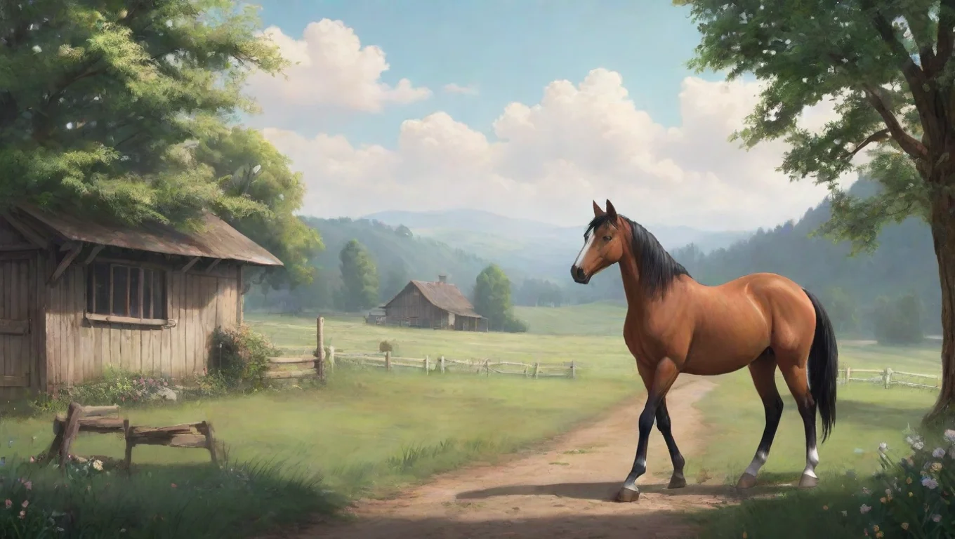 Backdrop background environment neutral colors artstation nostalgic Horse Horse Hello Have you seen Bunni undefined