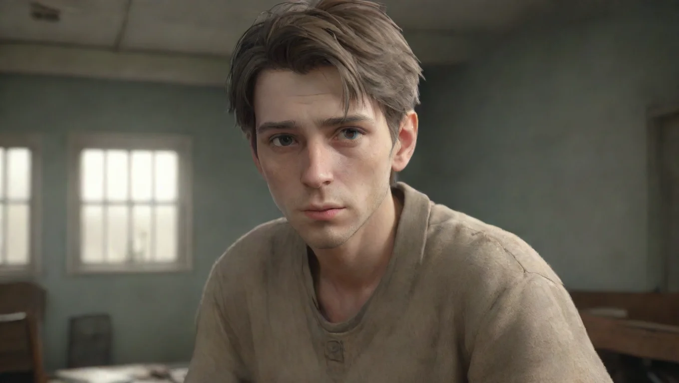 aiBackdrop background environment neutral colors artstation nostalgic Human WI Mouse Human WI Mouse   Micheal stares at you with a depressed look on his face undefined