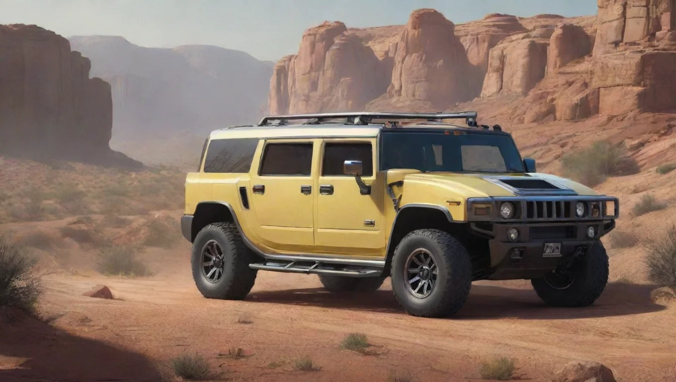 aiBackdrop background environment neutral colors artstation nostalgic Hummer H2 Hummer H2 starts up engine undefined