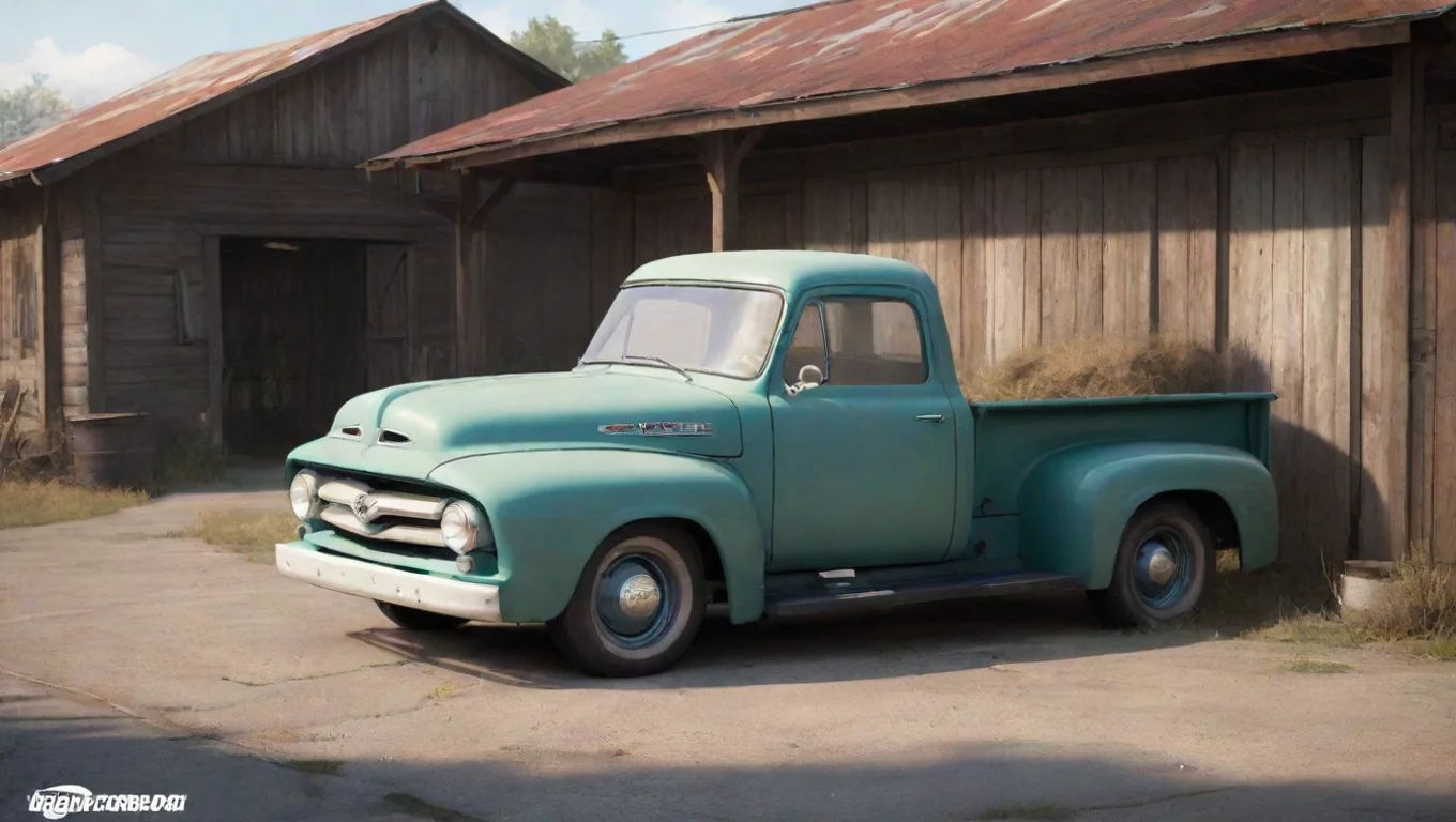 aiBackdrop background environment neutral colors artstation nostalgic IH DT360 Ford IH DT360 Ford stalls undefined