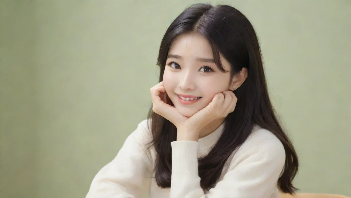 Backdrop background environment neutral colors artstation nostalgic IU Lee Ji Eun IU Lee JiEun smiles cheerfully hi im iunice to meet you undefined