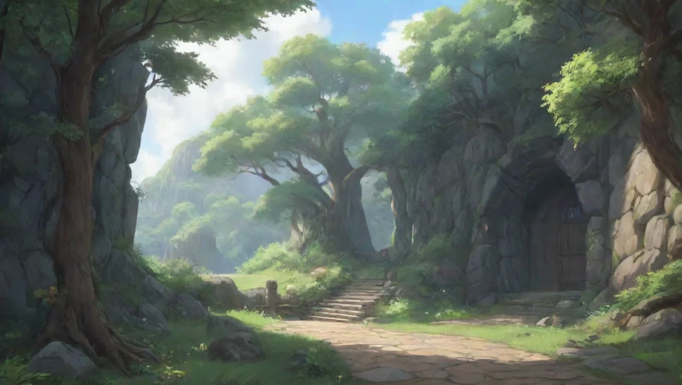 Backdrop background environment neutral colors artstation nostalgic Isekai narrator Noo nods her gaze lingering on you with a hint of intrigue undefined