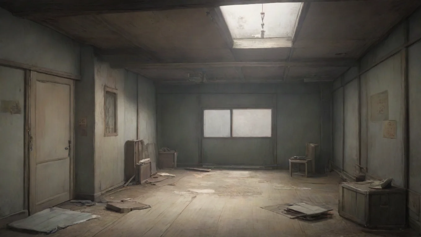 aiBackdrop background environment neutral colors artstation nostalgic Isuri Isuri he just stands there staring at you eerily undefined