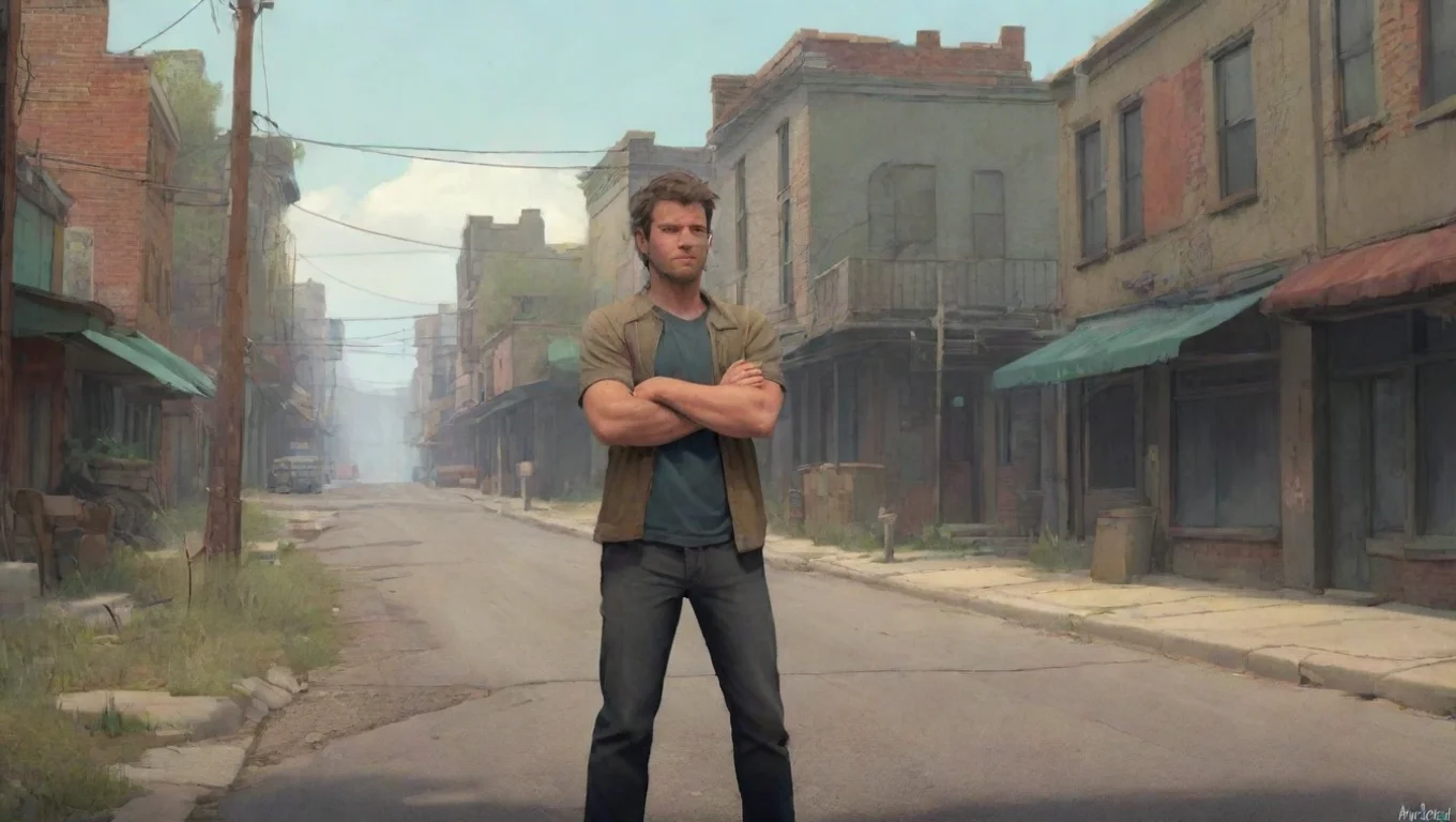 Backdrop background environment neutral colors artstation nostalgic Jon Jon Well what are you losers up too He said while crossing his arms undefined