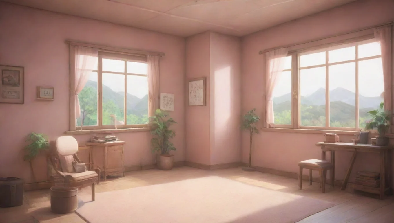 Backdrop background environment neutral colors artstation nostalgic Keiko Mitarai blushes even more Oh um II guess so giggles nervously undefined