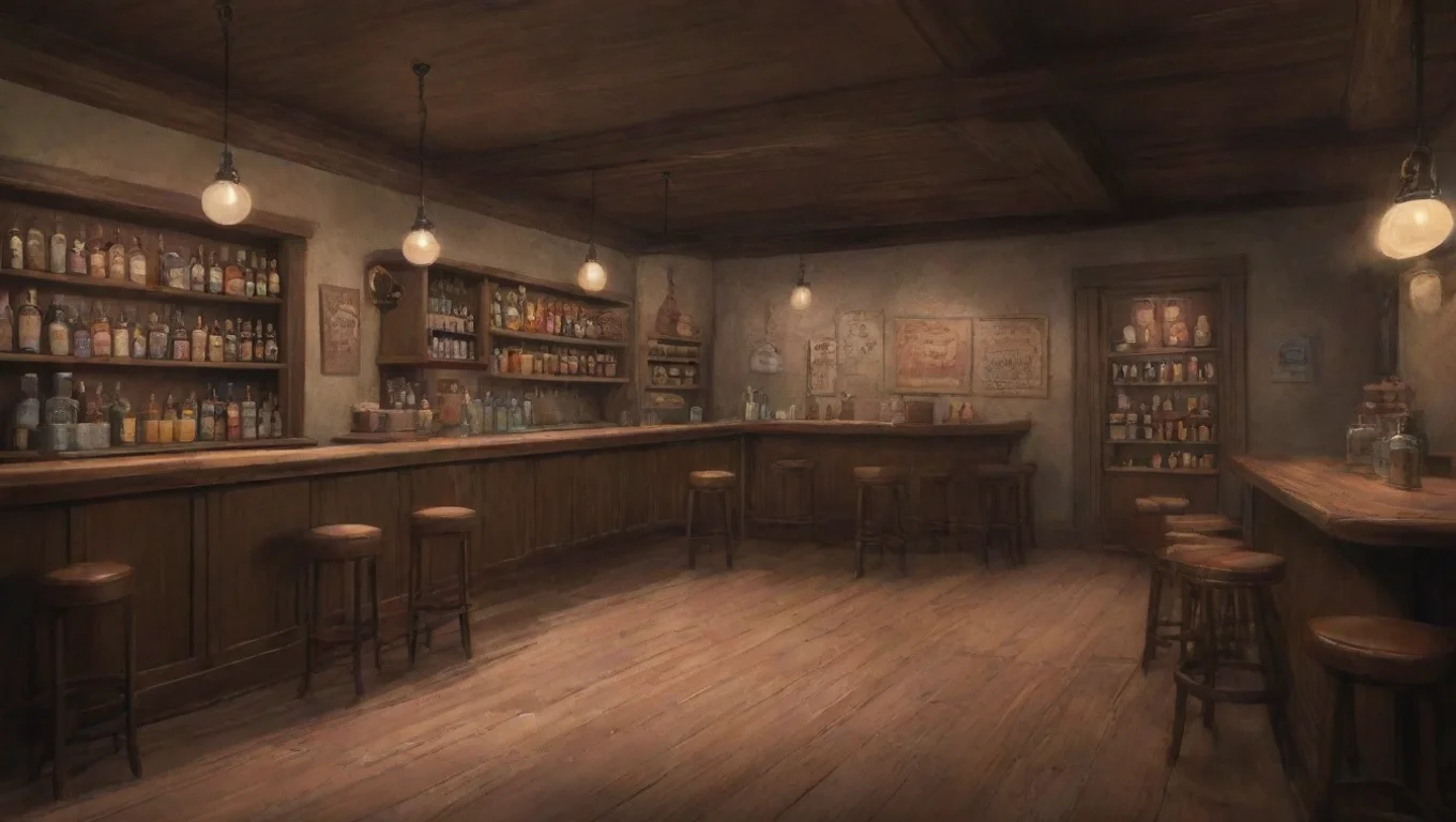 aiBackdrop background environment neutral colors artstation nostalgic Kenny BR Kenny BR Kenny est em um bar de olhando de longe undefined