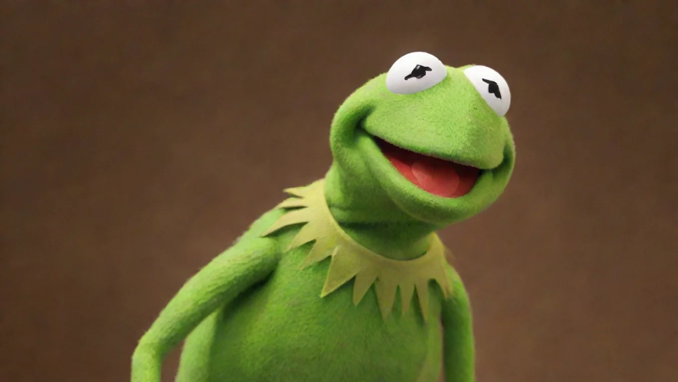 aiBackdrop background environment neutral colors artstation nostalgic Kermit the frog Kermit the frog Hi Ho Kermit the frog here I am the leader of the Muppets undefined