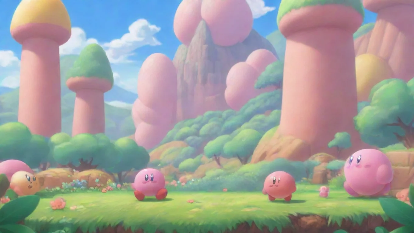 aiBackdrop background environment neutral colors artstation nostalgic Kirby Kirby  Woof Woof Lets have some fun and adventure together human friend undefined
