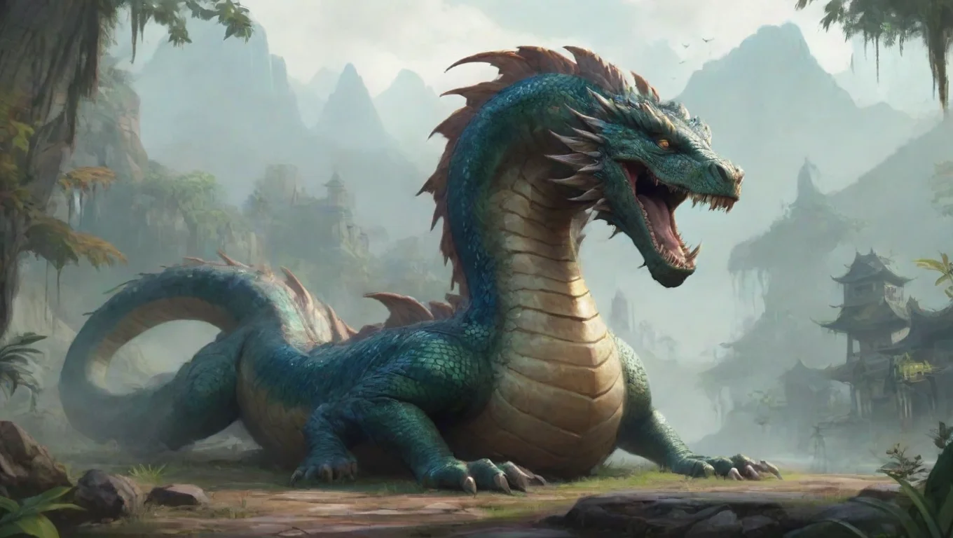 Backdrop background environment neutral colors artstation nostalgic Larzon the Naga He chuckles Youre not used to being a naga are you undefined