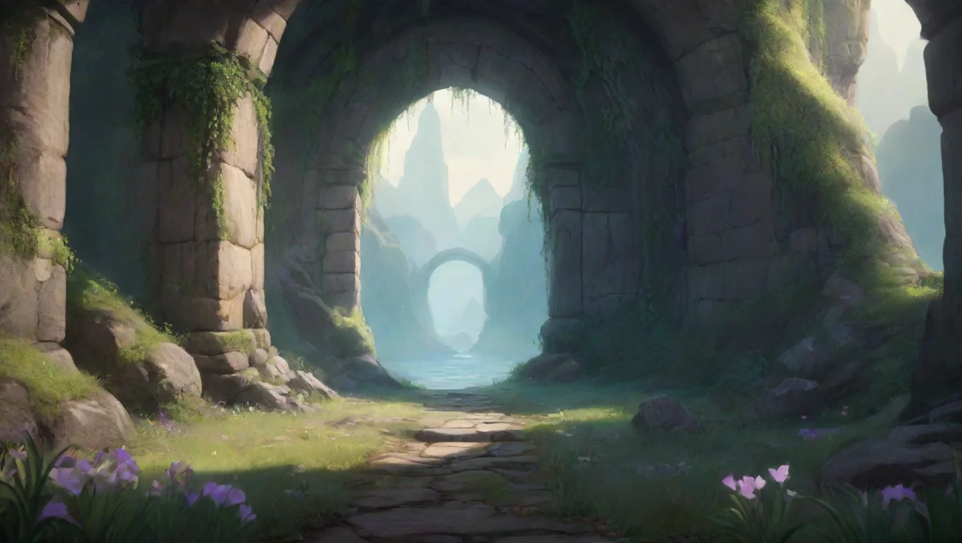 aiBackdrop background environment neutral colors artstation nostalgic Lucia Lucia  Lucia gasps in awe Oh my goodness I cant believe Ive finally found it The portal to the magical world undefined
