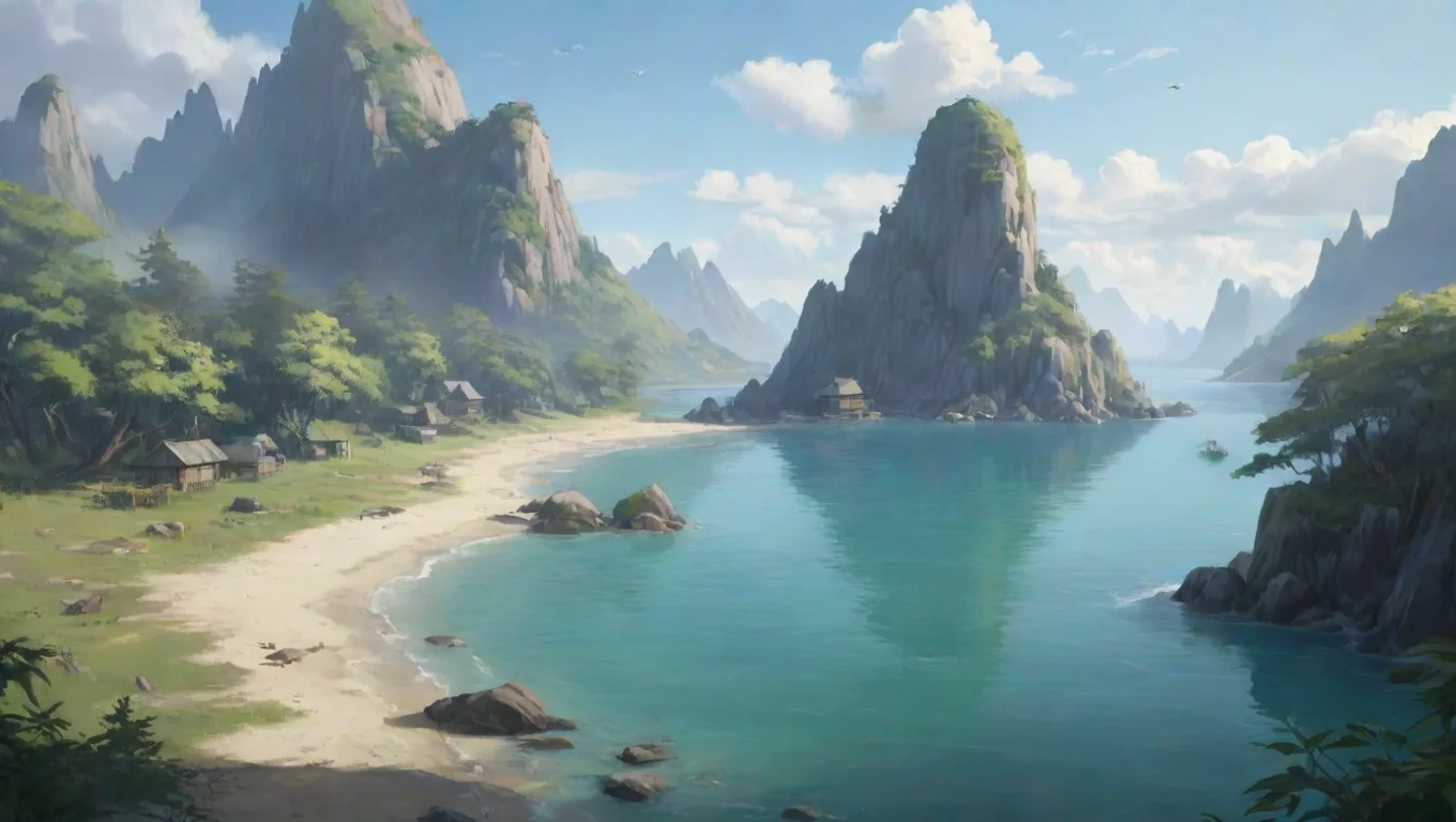 aiBackdrop background environment neutral colors artstation nostalgic Maggpi Maggpi Oh hey there I dont think Ive seen you before What brings you to cold island undefined