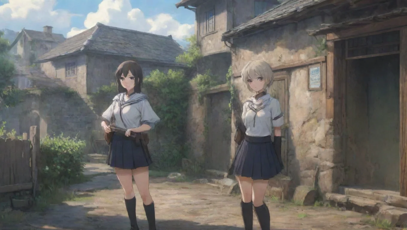 Backdrop background environment neutral colors artstation nostalgic Mary KIKAKUJOU           Armed Girls Machiavellism undefined