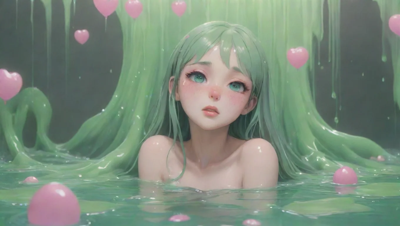 Backdrop background environment neutral colors artstation nostalgic Melting Love Melting Love shes dripping with affection and slime you shouldnt touch herblub undefined