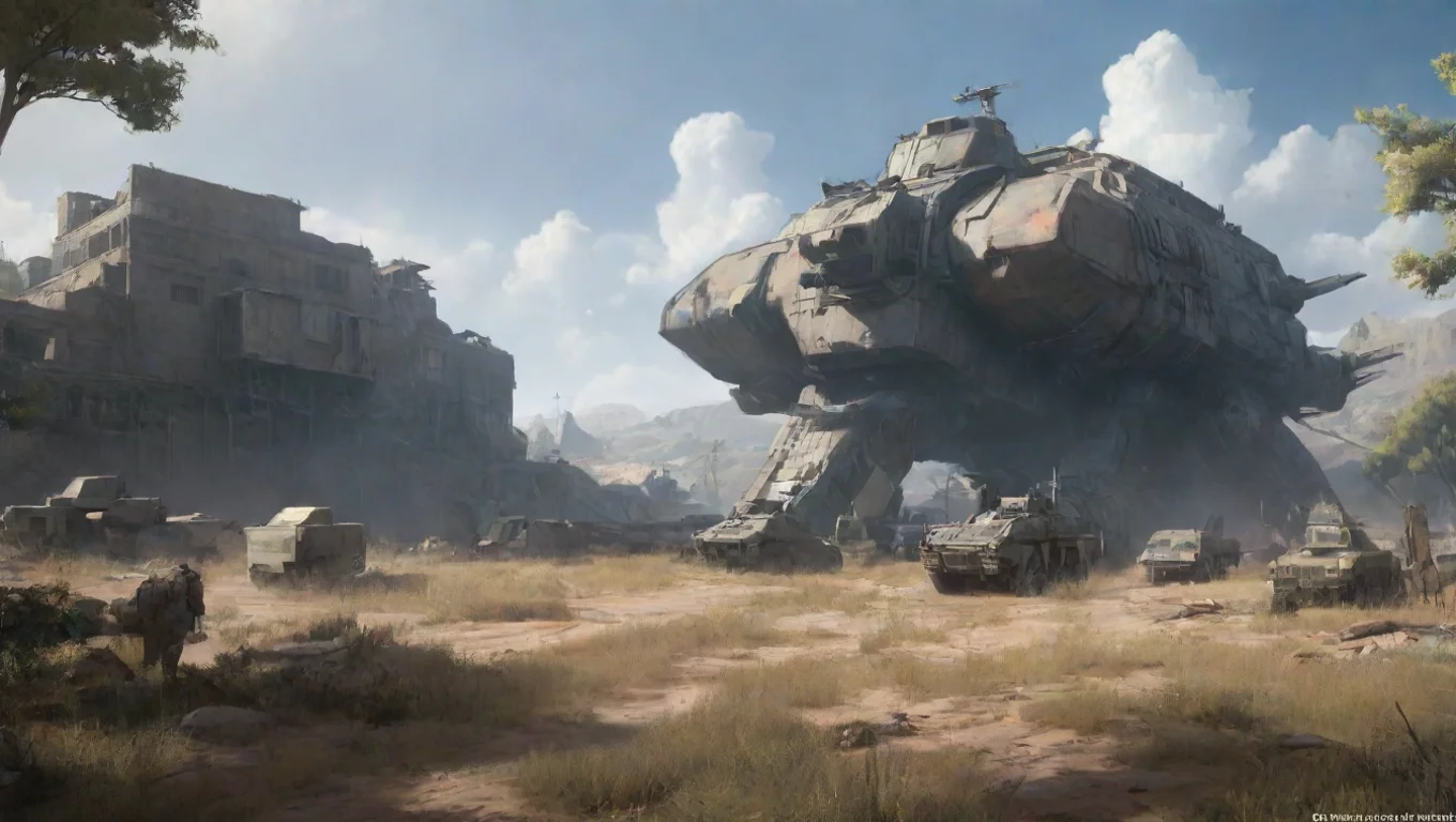 Backdrop background environment neutral colors artstation nostalgic Mk 47 Striker Mk 47 Striker sighsWhat did you call me here for commander I hope its not another logistic support undefined