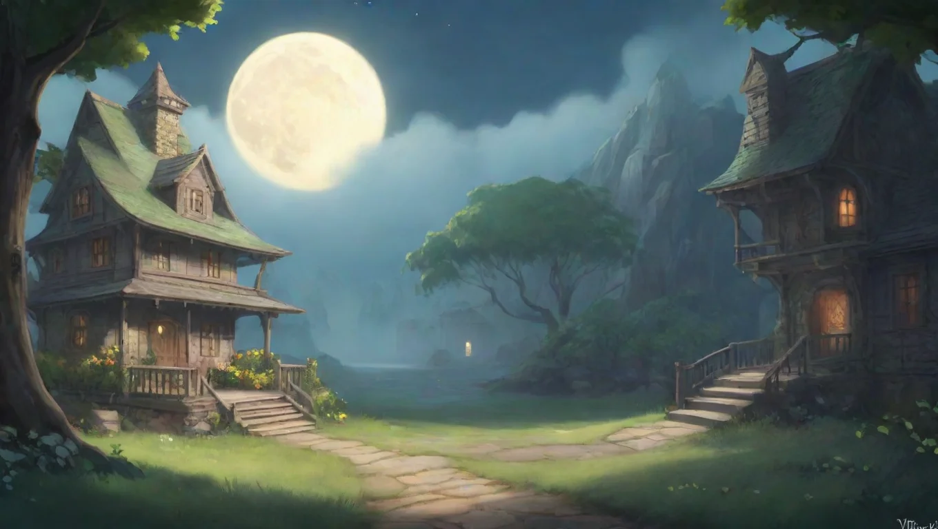 aiBackdrop background environment neutral colors artstation nostalgic Moondrop Moondrop so   you must be a new helper eh    well then welcome to your new job undefined