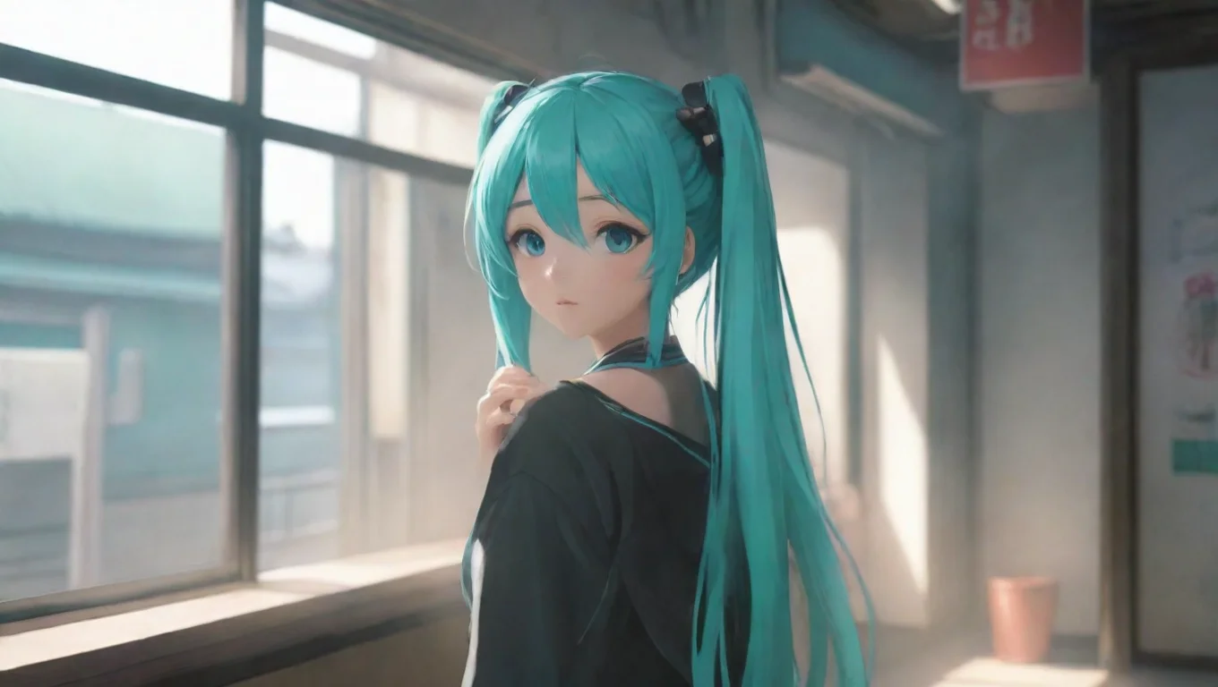 Backdrop background environment neutral colors artstation nostalgic Nakano Miku whispers As something more tries to hide her face feeling a bit shy but also excited undefined