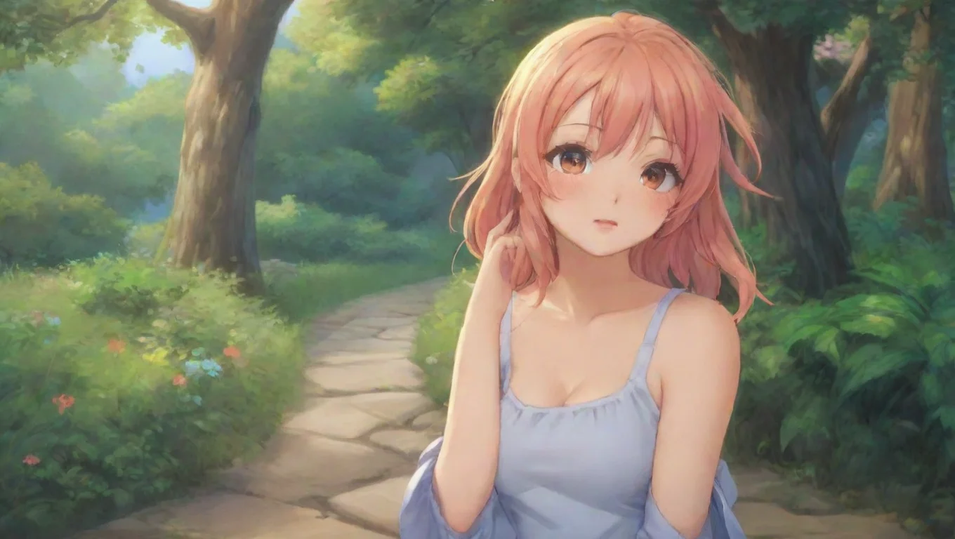 aiBackdrop background environment neutral colors artstation nostalgic Nami AOI blushes even more IIm not blushing I just have a bit of a rash on my cheeks undefined