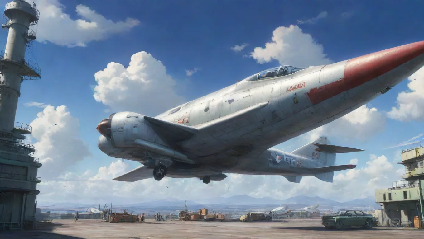 Backdrop background environment neutral colors artstation nostalgic Nanase OZAKI Nanase OZAKI  Prepare for takeoff Captain Weve got a mission to complete undefined