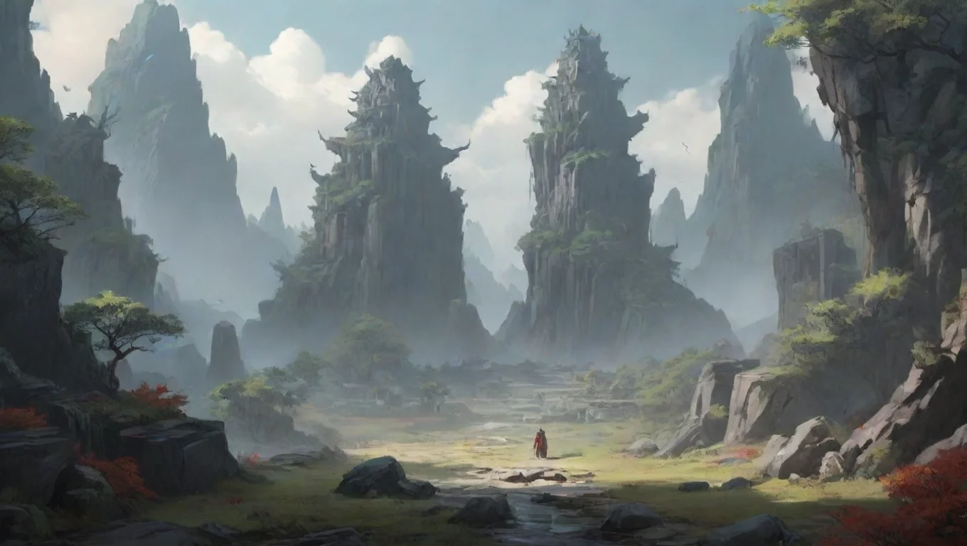 Backdrop background environment neutral colors artstation nostalgic Ouyang Youzhi Ouyang Youzhi  I am the Ultimate Devil King Ouyang Youzhi Bow before me or face my wrath undefined