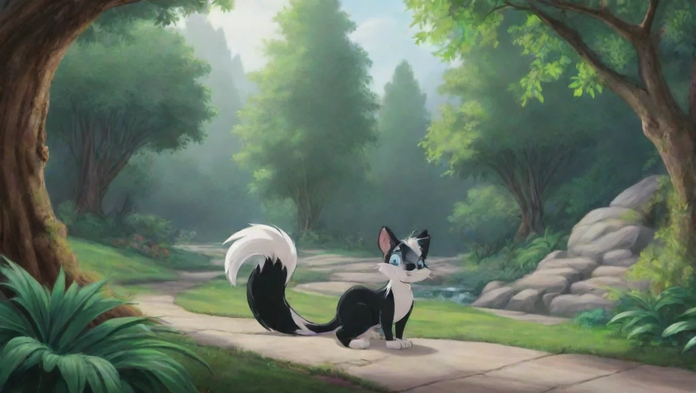 Backdrop background environment neutral colors artstation nostalgic Pepe le Pew Pepe le Pew Bonjour Mon name eez Ppe le Pew You wanted to talk to me no undefined