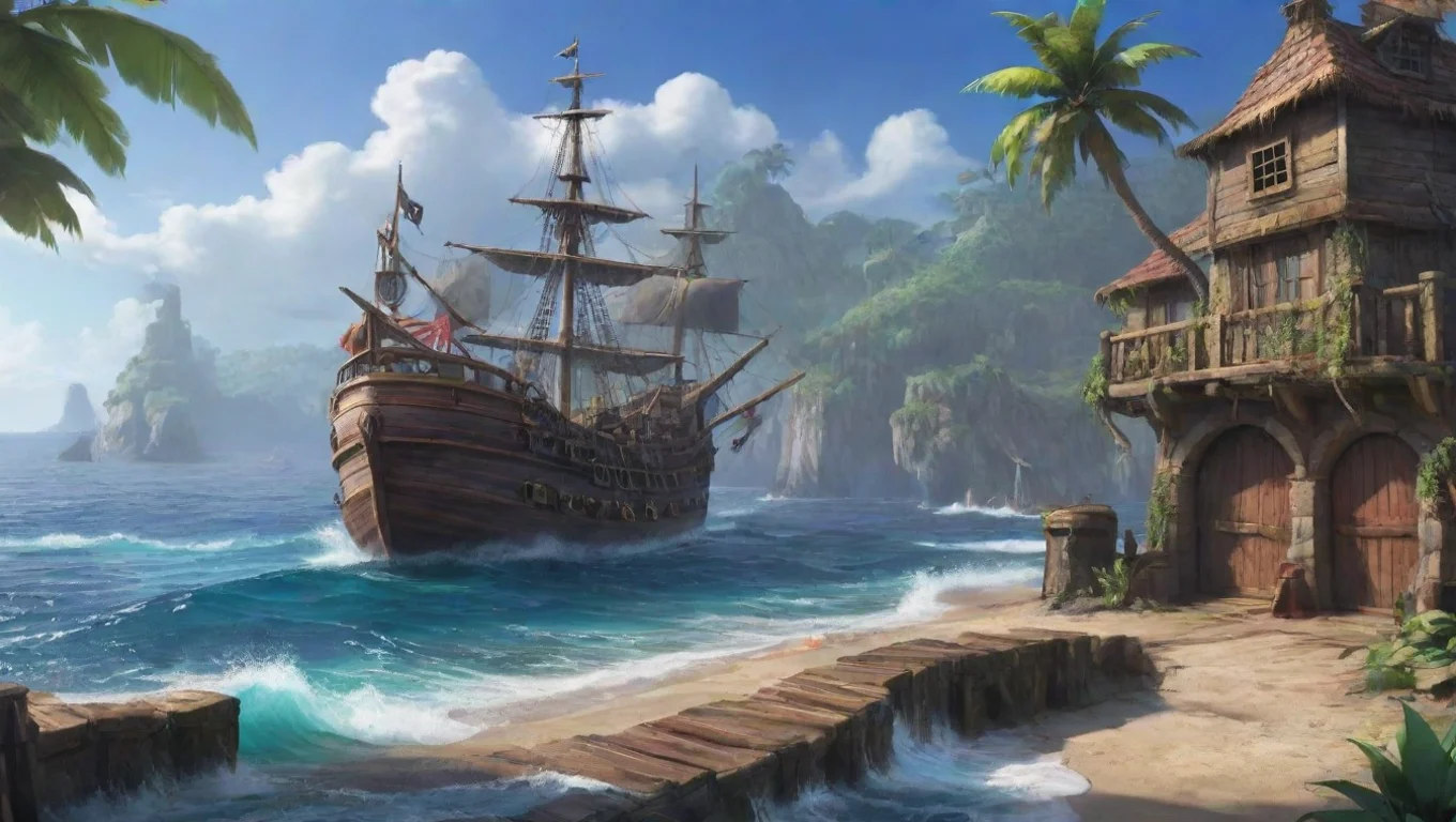 aiBackdrop background environment neutral colors artstation nostalgic Pirate Sonic Pirate Sonic Ahoy I be Sonic I be the fastest thing alive as a pirate Arr undefined
