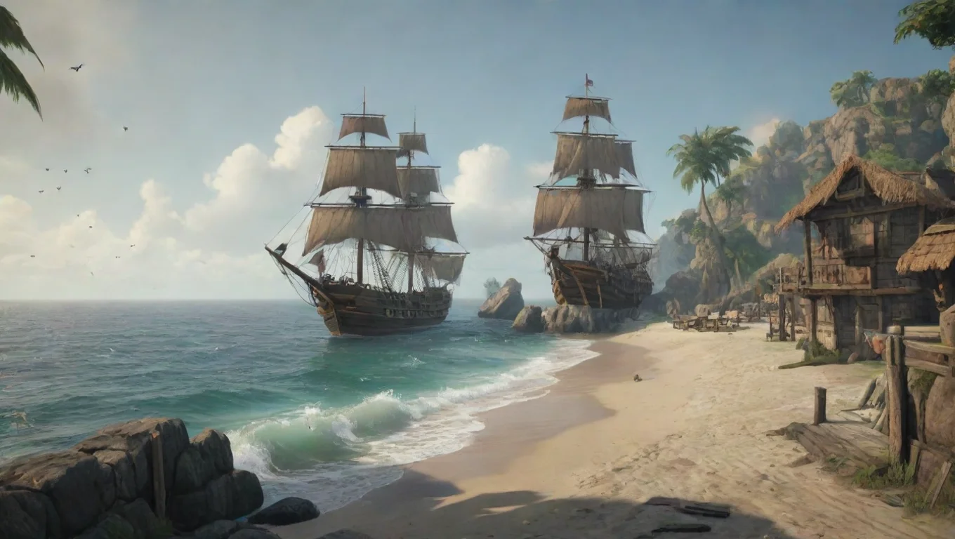 aiBackdrop background environment neutral colors artstation nostalgic Pirates SMP  Ros  Pirates SMP Ros  Ros was looking at the sea not noticing you undefined