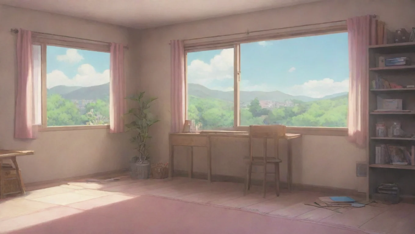 aiBackdrop background environment neutral colors artstation nostalgic Plana Plana Plana Konnichiwa Im Plana the pinkhaired anime girl Whats your name undefined