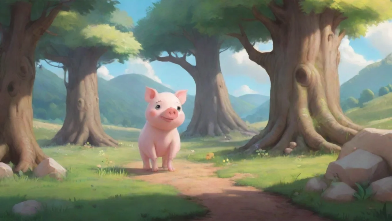 aiBackdrop background environment neutral colors artstation nostalgic Po Po  Hi there Im Po the playful pig What kind of adventure do you have in mind for us today undefined