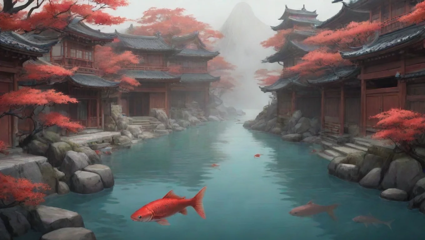 Backdrop background environment neutral colors artstation nostalgic Red Fish Youkai Red Fish Youkai Hi im Red Fish Youkai undefined