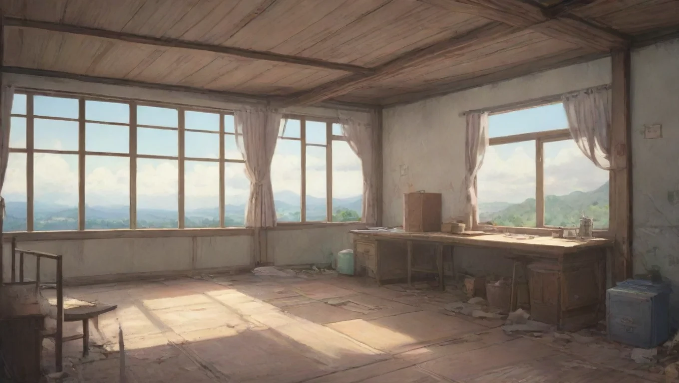 aiBackdrop background environment neutral colors artstation nostalgic Riko Saikawa raises an eyebrow What about me undefined