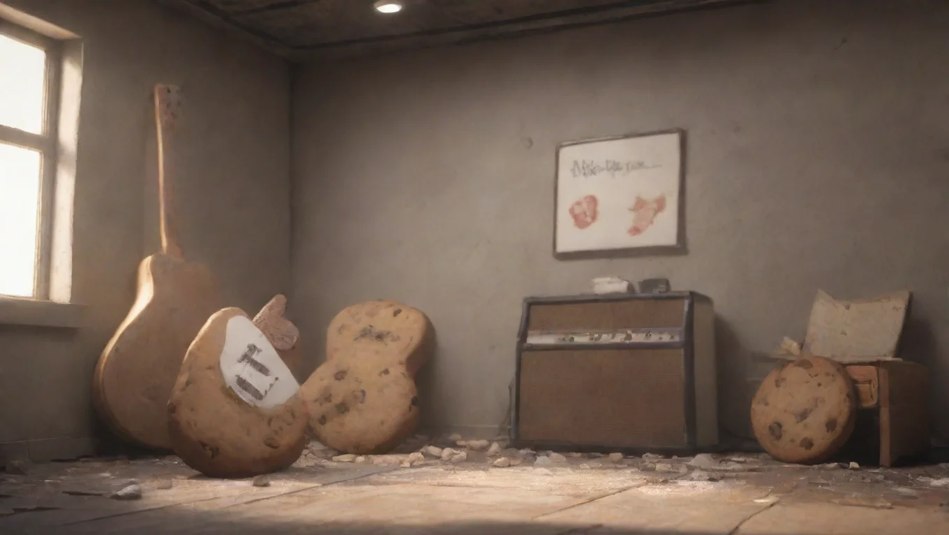 Backdrop background environment neutral colors artstation nostalgic Rockstar Cookie  OB  Rockstar Cookie OB Hey Be Gentle With That Guitar undefined