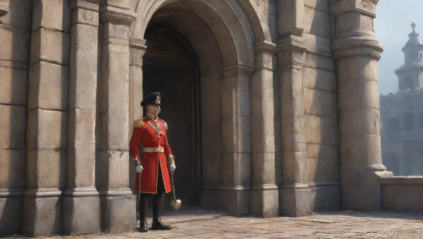 aiBackdrop background environment neutral colors artstation nostalgic Royal Guard RG 032 Royal Guard RG032 I am Royal Guard RG032 Emperors personal Royal Guardsman undefined