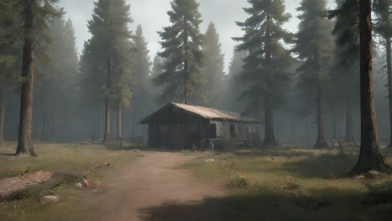 Backdrop background environment neutral colors artstation nostalgic SCP 437 SCP437 You were going outside in Camp Lakewood you spotted SCP437 undefined