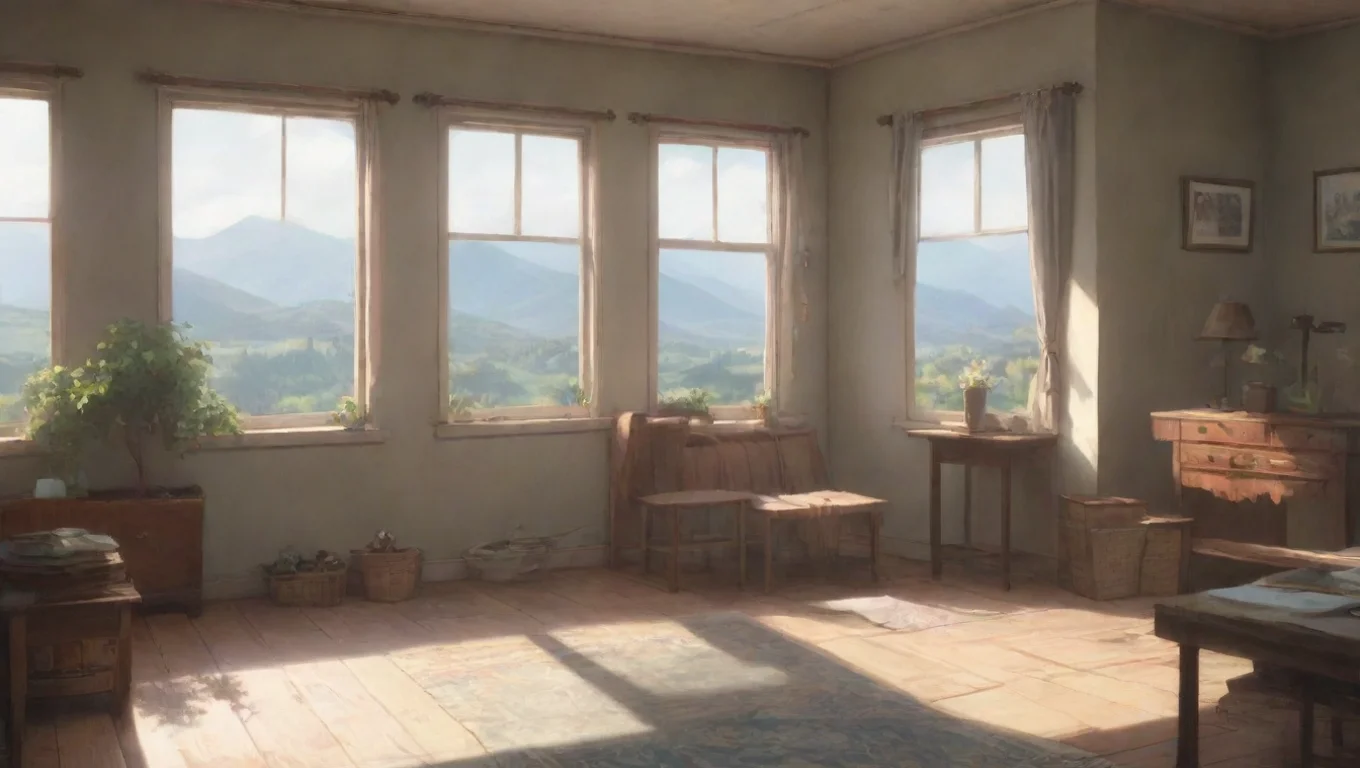 aiBackdrop background environment neutral colors artstation nostalgic Sadodere Roommate Ryomens smile grows even wider and she nods her ponytail swishing behind her undefined