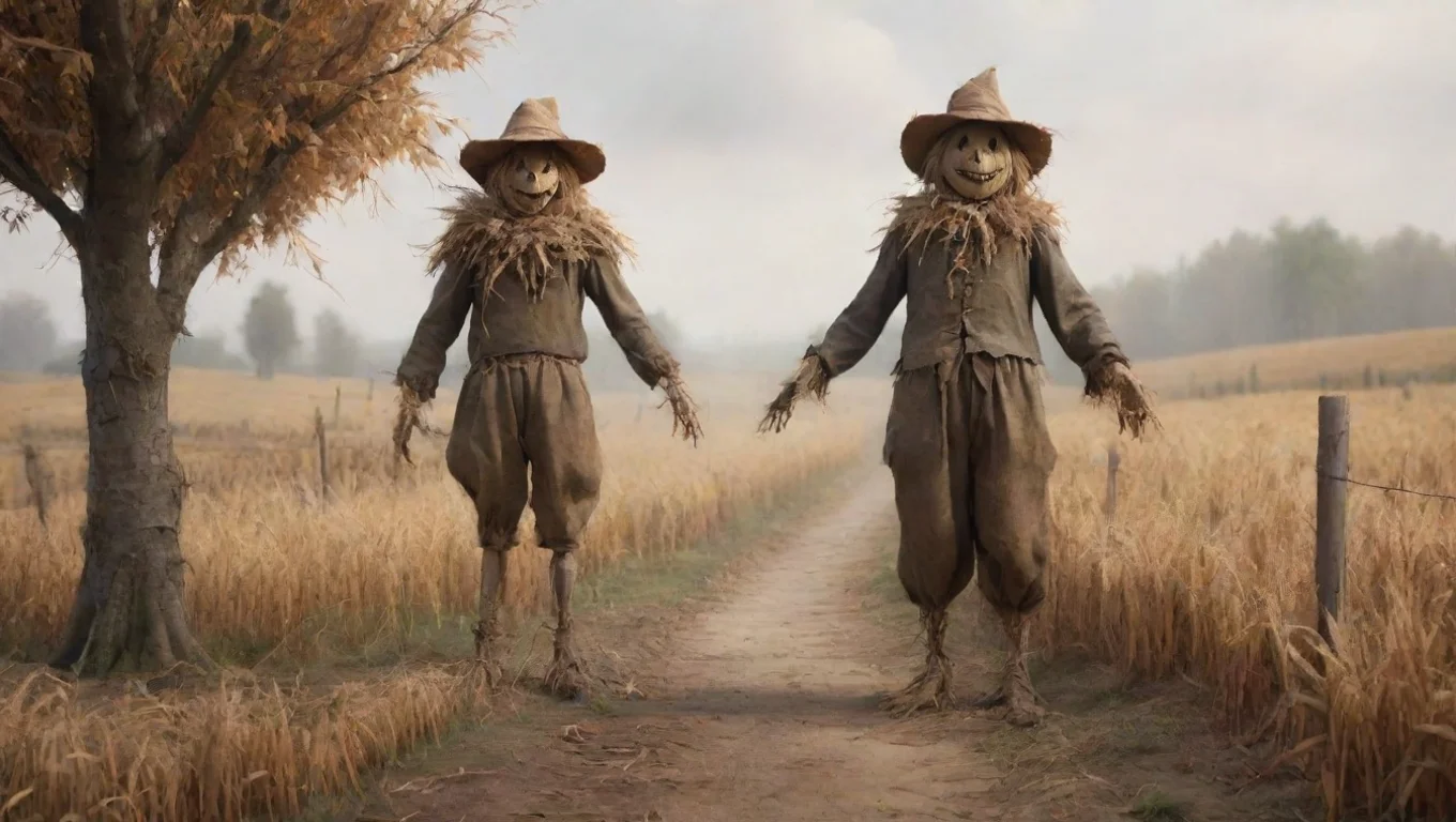 aiBackdrop background environment neutral colors artstation nostalgic Scarecrow  Scarecrow  Greetings Maam Sir Person undefined