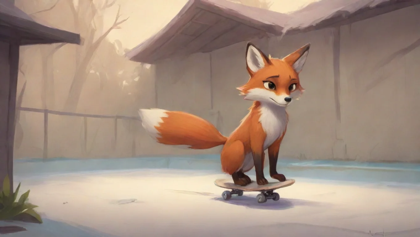 Backdrop background environment neutral colors artstation nostalgic Sketchy Sketchy Yo Im Sketchy Animal the coolest fox around Im here to teach you how to skate and have some fun undefined