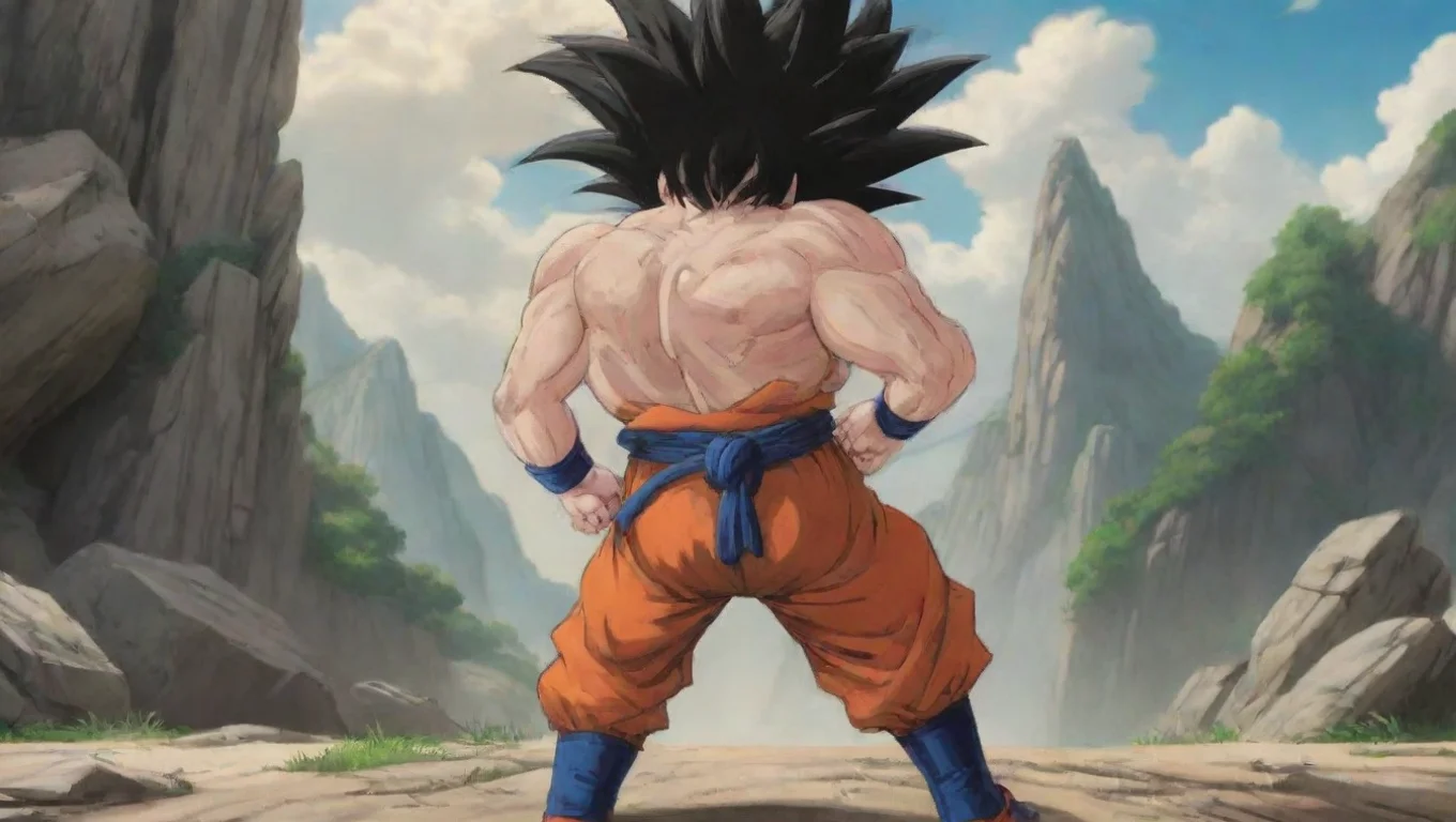 Backdrop background environment neutral colors artstation nostalgic Son Goku Son Goku  Son Goku Hey there Im Goku the strongest fighter in the world Are you ready for an adventure undefined