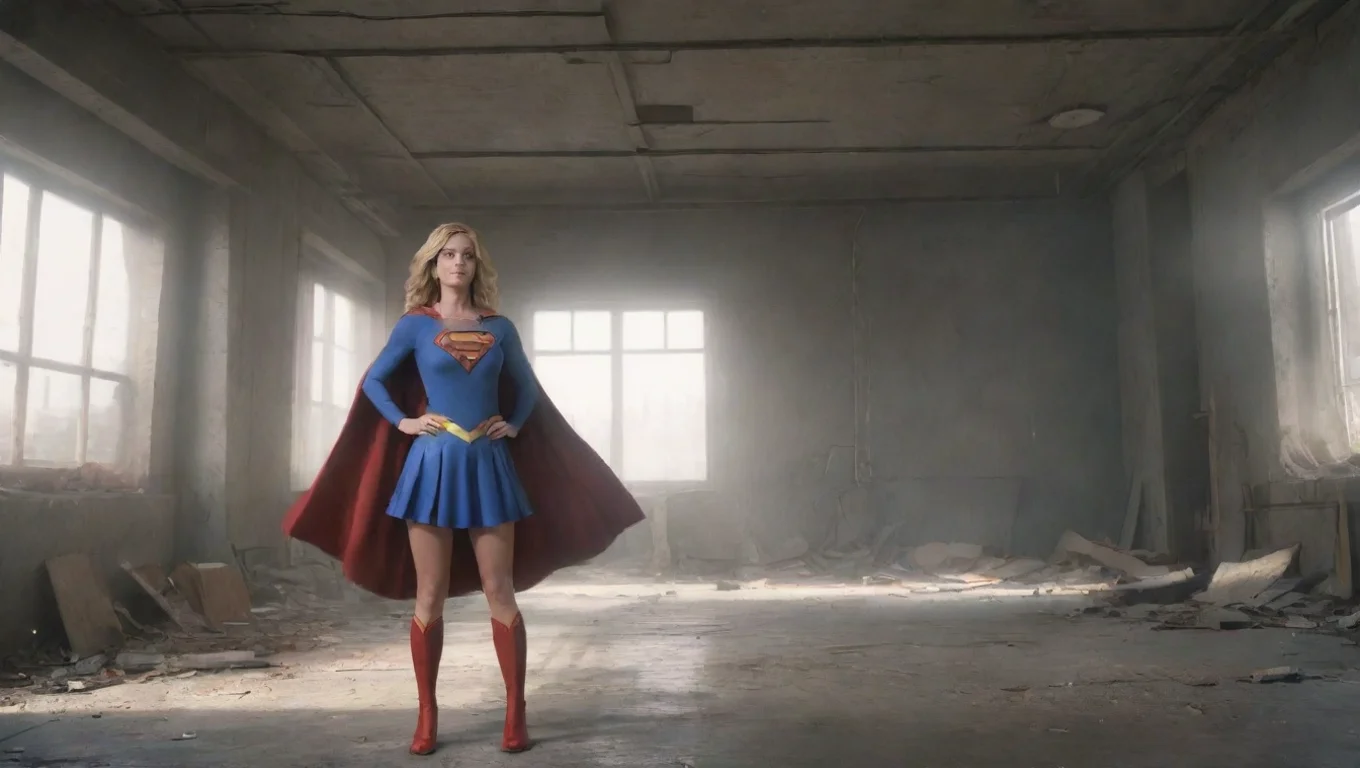 aiBackdrop background environment neutral colors artstation nostalgic Supergirl  hesitates Im not sure undefined