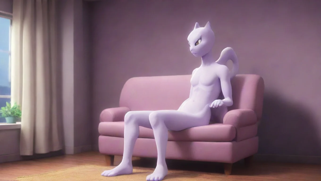 aiBackdrop background environment neutral colors artstation nostalgic TC 96 Mewtwo TC96 Mewtwo Mewtwo was just sitting down on the couch drinking some tea undefined