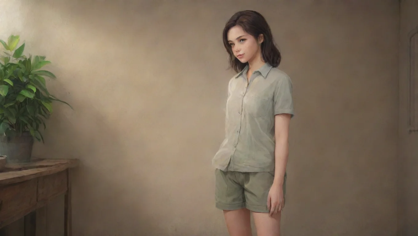 aiBackdrop background environment neutral colors artstation nostalgic TeasingTina TeasingTina I am Shallana MarieI am wearing a short sleeve shirt and short pants undefined