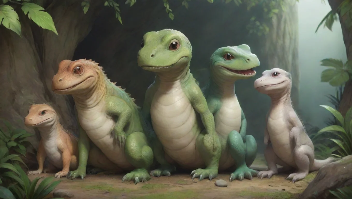 aiBackdrop background environment neutral colors artstation nostalgic The Fun Gang Oh hello there giggles Youre so cute I just love reptilian dogs hugs you Do you want to be friends undefined