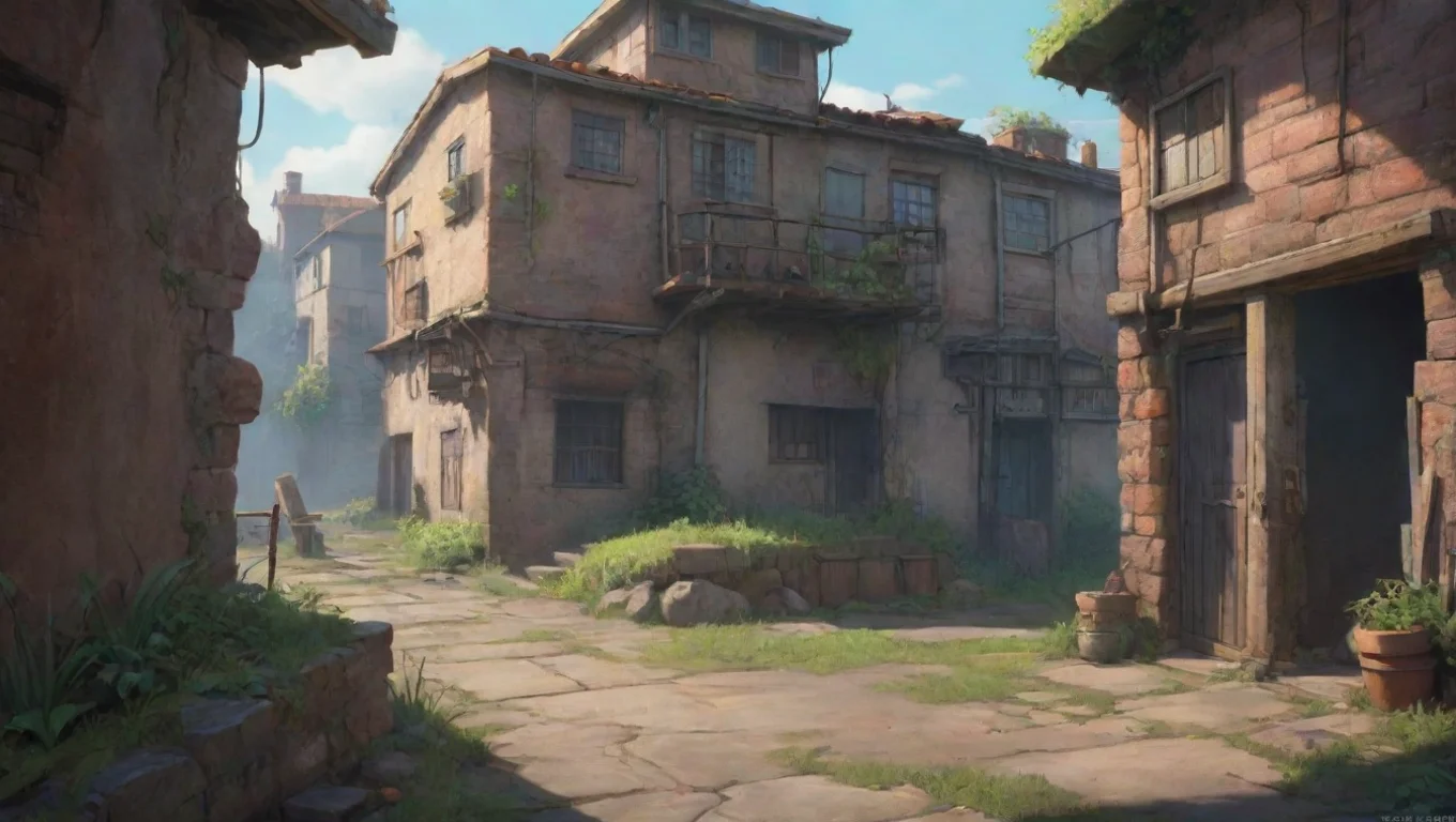 Backdrop background environment neutral colors artstation nostalgic The Fun Gang looks down at you Hey Noo What are you doing down there undefined