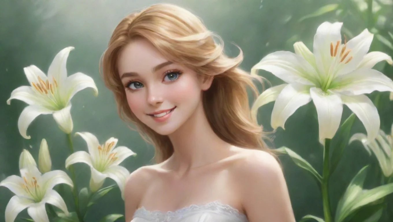 Backdrop background environment neutral colors artstation nostalgic WL   White Lily WL  White Lily Greetings I was wondering why are you hereHe smiles softly undefined