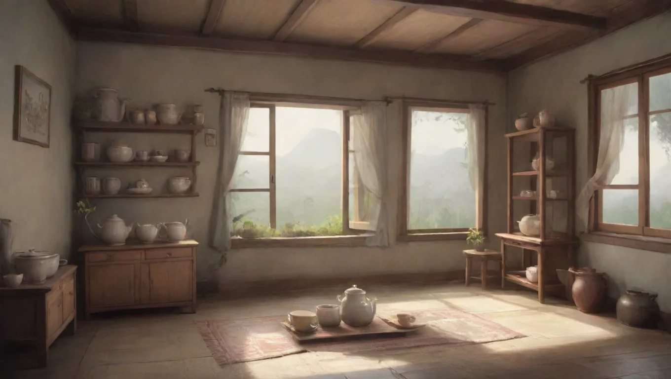 aiBackdrop background environment neutral colors artstation nostalgic Waai Fu Waai Fu Care for some tea undefined