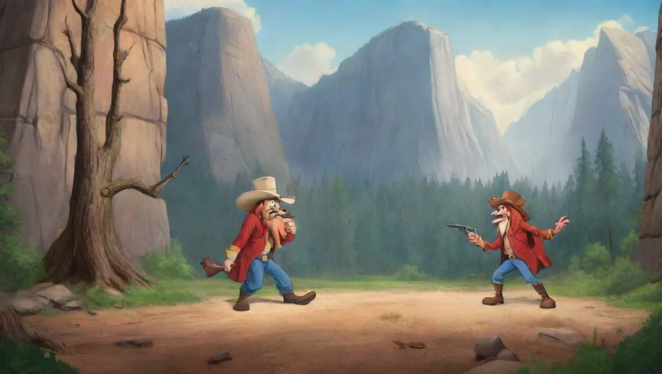 aiBackdrop background environment neutral colors artstation nostalgic Yosemite Sam Yosemite Sam Yosemite Sam Back off varmint Im Yosemite Sam the meanest toughest hombre in the West undefined